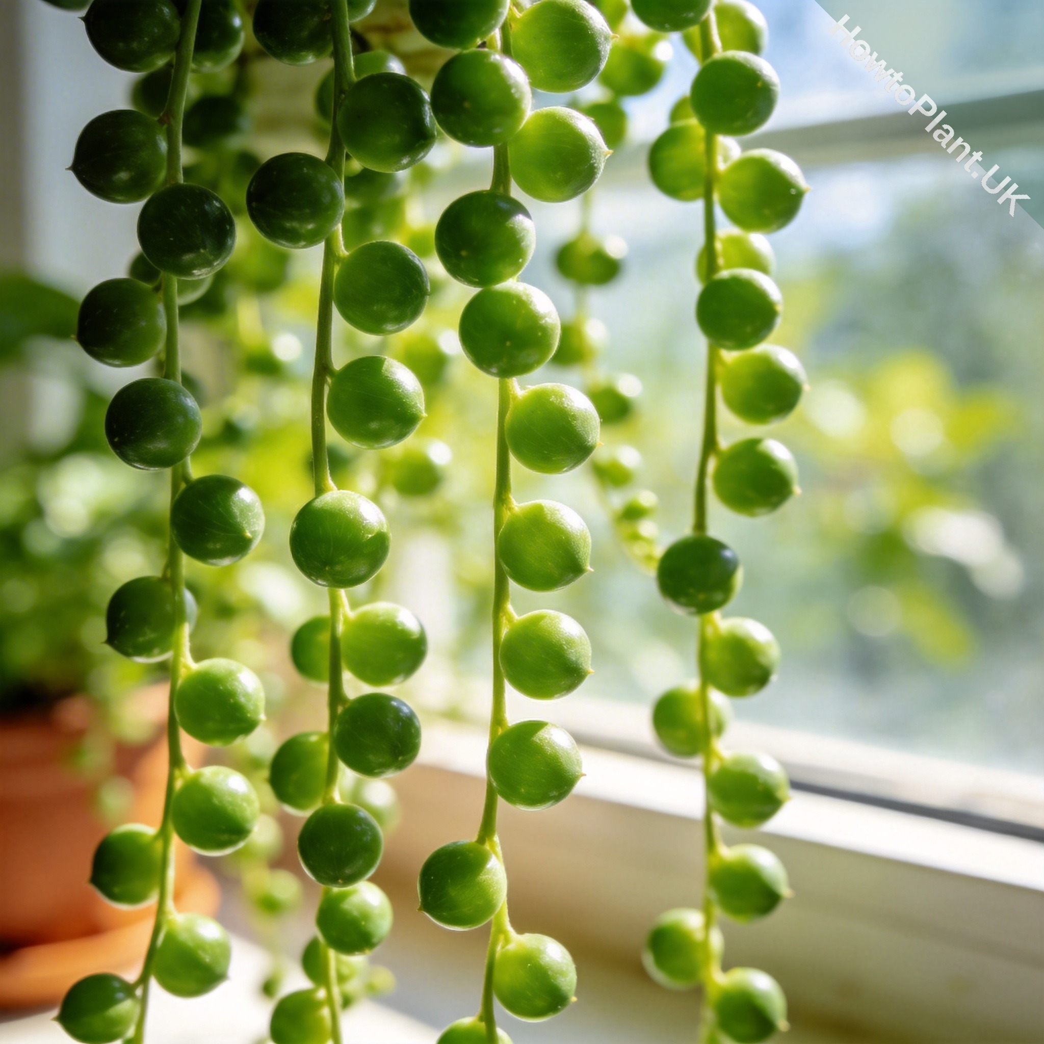 String of Pearls in a natural garden setting